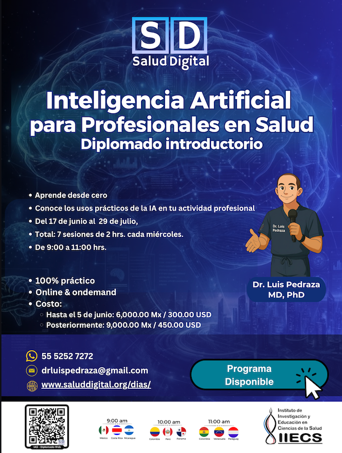 Diplomado en Inteligencia Artificial en Salud